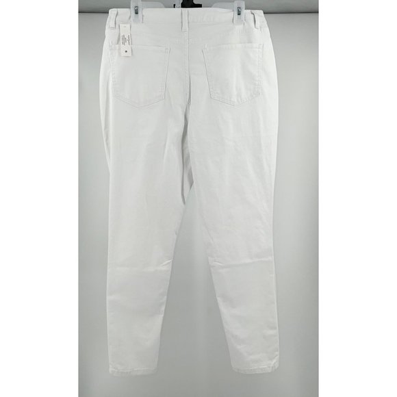 NWT No Boundaries Junior's White High Rise Skinny Jeans Size 17 - Picture 5 of 8